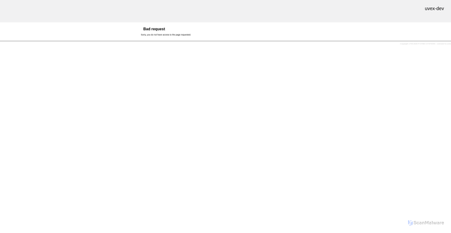 Security scan screenshot of https://uvex-dev-step.mdm.stibosystems.com