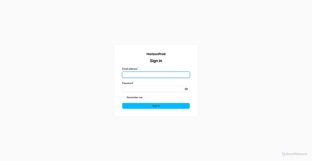 Security scan screenshot of https://horizon.connectware.cloud