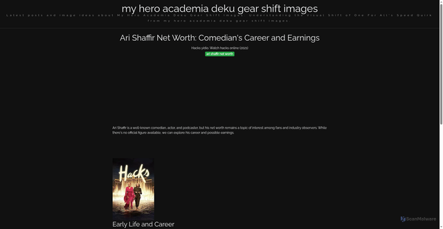Security scan screenshot of https://sinarnovainsight-dpcve42xn35i.edgeone.app/ari-shaffir-net-worth.html