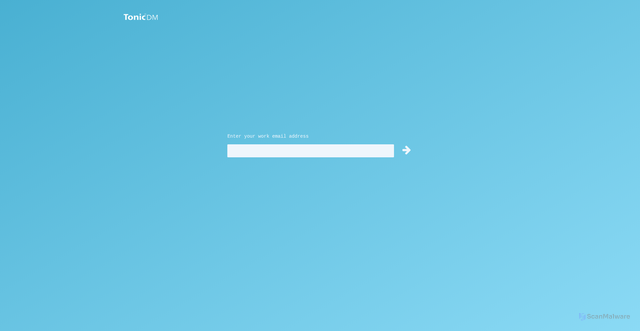 Security scan screenshot of https://app.tonicdm.com