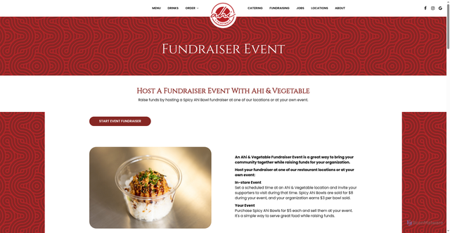 Security scan screenshot of https://ahiandveg.com/fundraiser-event