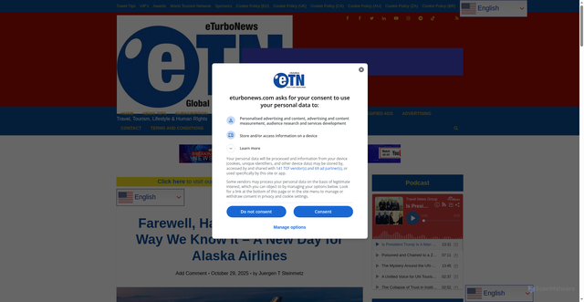 Security scan screenshot of https://eturbonews.com/farewell-hawaiian-airlines-the-way-we-know-it-a-new-day-for-alaska-airlines/