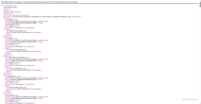 Security scan screenshot of https://img.hmeshop.cn/