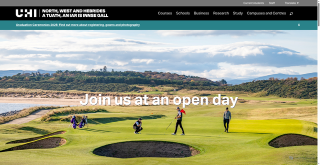 Security scan screenshot of https://www.nwh.uhi.ac.uk/en/