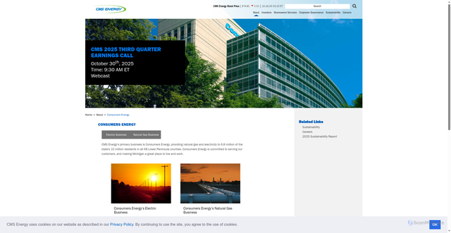 Security scan screenshot of https://www.cmsenergy.com/about-cms-energy/consumers-energy/default.aspx