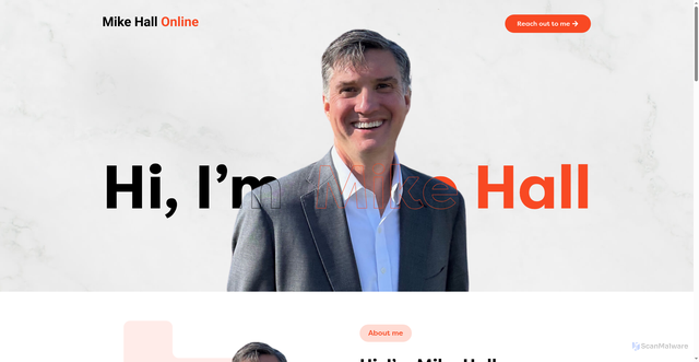 Security scan screenshot of https://mikehallonline.com/