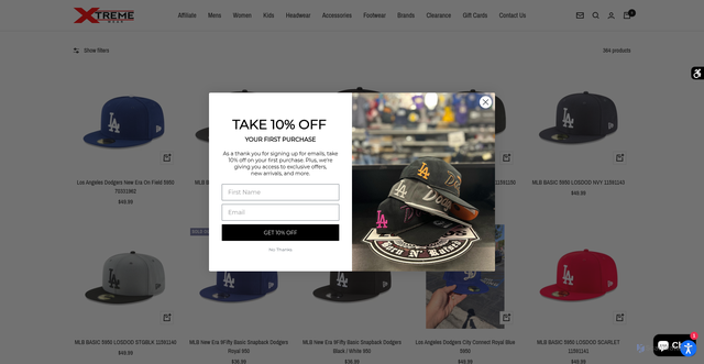 Security scan screenshot of https://xtremewear.net/collections/new-era?srsltid=AfmBOoppGuPvul0c0WoRC7UWLMBtqLIjX-EWdF4EMKz4hz293aZQneev