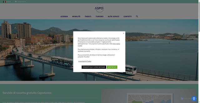 Security scan screenshot of https://www.aspo.it/