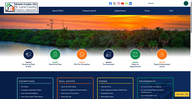 Security scan screenshot of https://www.paslc.gov/