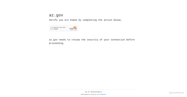 Security scan screenshot of https://az.gov/
