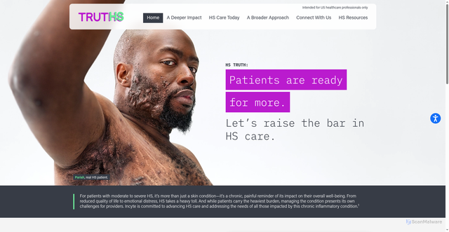 Security scan screenshot of https://www.hstruths.com/