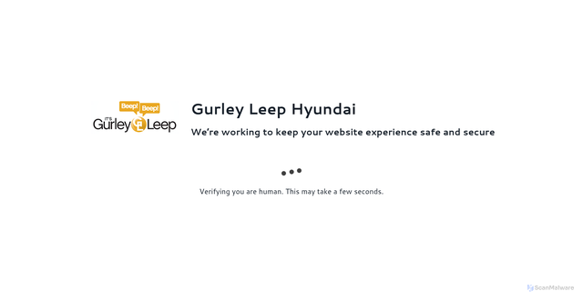 Security scan screenshot of https://www.gurleyleephyundai.com/