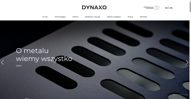 Security scan screenshot of https://dynaxo.pl