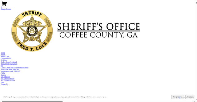 Security scan screenshot of http://www.coffeesheriffga.gov/