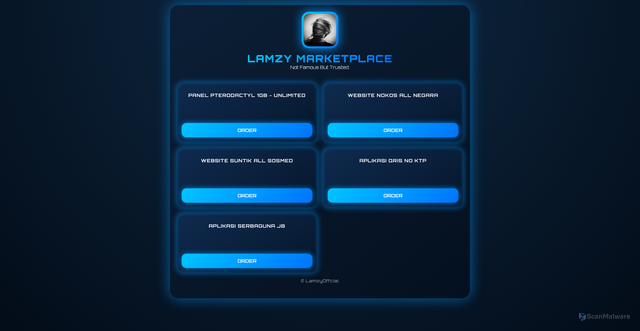 Security scan screenshot of https://lamzydev-vzytaztsv7.edgeone.app/