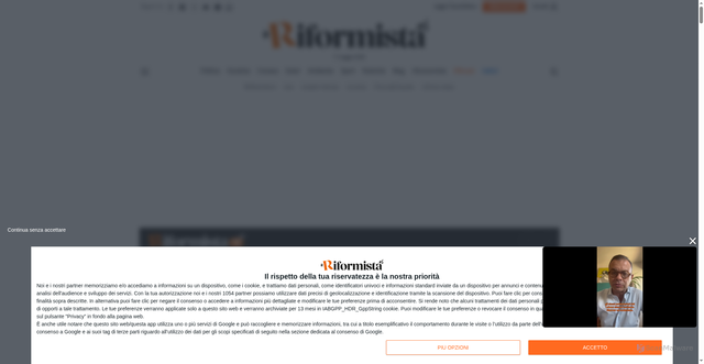 Security scan screenshot of https://www.ilriformista.it