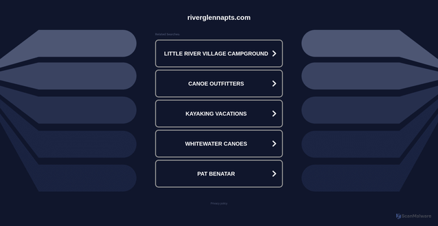 Security scan screenshot of http://riverglennapts.com