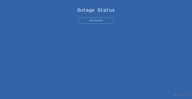 Security scan screenshot of https://outage-status.do.pf.sites.dteenergy.com/