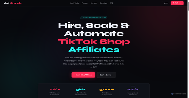 Security scan screenshot of https://tiktok-shop-314yfydd9y.edgeone.app/joinbrands-tts-full.html