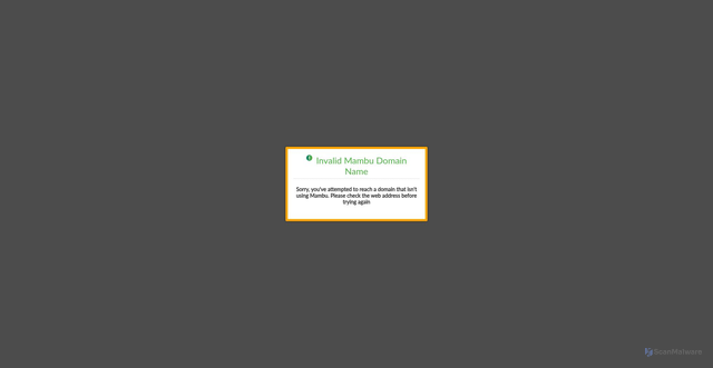 Security scan screenshot of https://365dsp2.sandbox.mambu.com