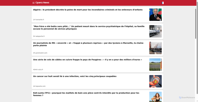 Security scan screenshot of https://open.apexnews-latam.com
