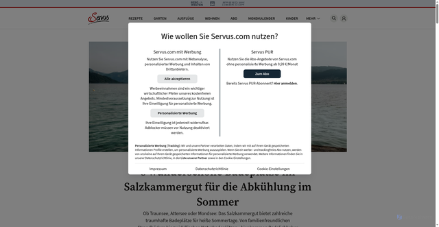 Security scan screenshot of https://servus.com
