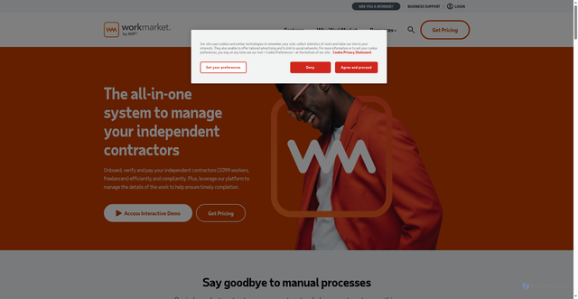 Security scan screenshot of https://www.workmarket.com