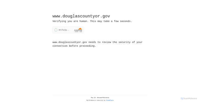 Security scan screenshot of https://www.douglascountyor.gov/