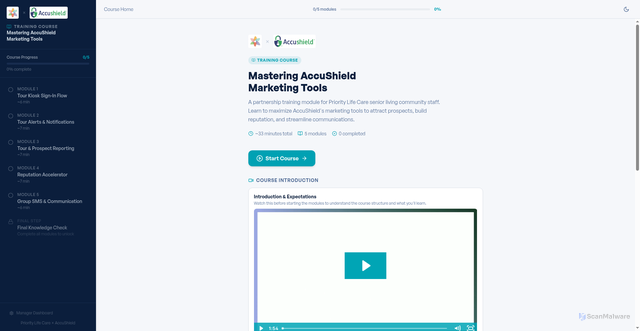 Security scan screenshot of https://plc-sales-marketing-training-1152v6byld.edgeone.app/