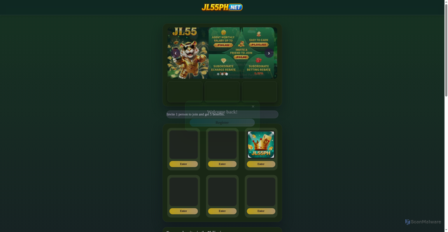 Security scan screenshot of https://jl55ph.me/?host=https://xi04eq.com?ch=64282