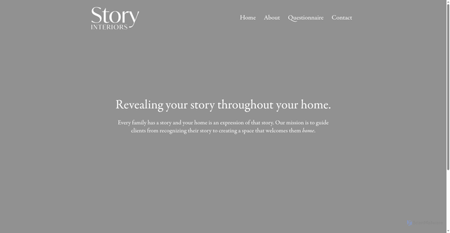 Security scan screenshot of https://story-interiors.com