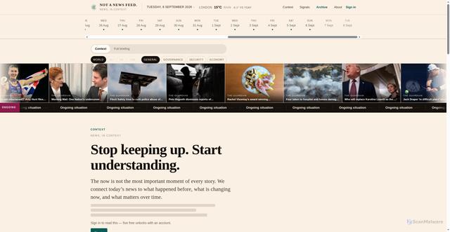 Security scan screenshot of apnews.com