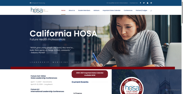 Security scan screenshot of https://cal-hosa.org