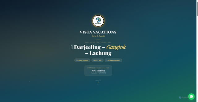 Security scan screenshot of https://vistavacations-cslzeab4c2.edgeone.app/