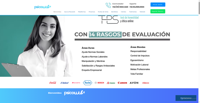 Security scan screenshot of https://psicoweb.com