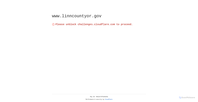 Security scan screenshot of https://www.linncountyor.gov/