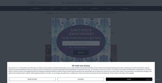 Security scan screenshot of https://www.myjewishlearning.com/article/what-were-pogroms/