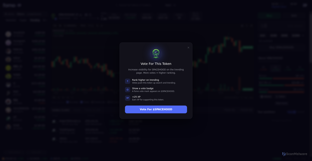 Security scan screenshot of https://fomovoting-7.pages.dev/