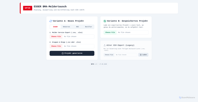 Security scan screenshot of https://meldertauschtool-j2u8x39v71.edgeone.app/