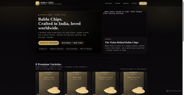 Security scan screenshot of https://bablu-chips-cp2i50yw6l.edgeone.app/
