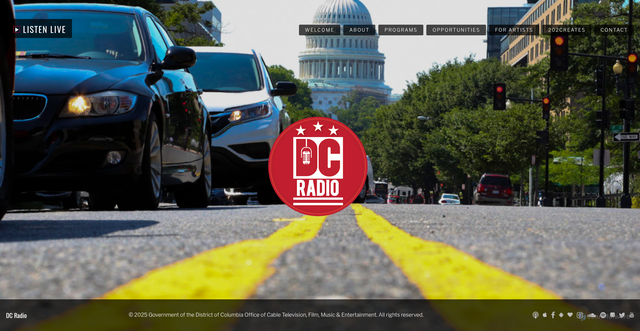 Security scan screenshot of https://dcradio.gov/