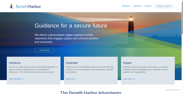 Security scan screenshot of https://memberbenefitlogon.com