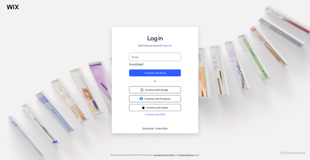 Security scan screenshot of https://shoutout.wix.com