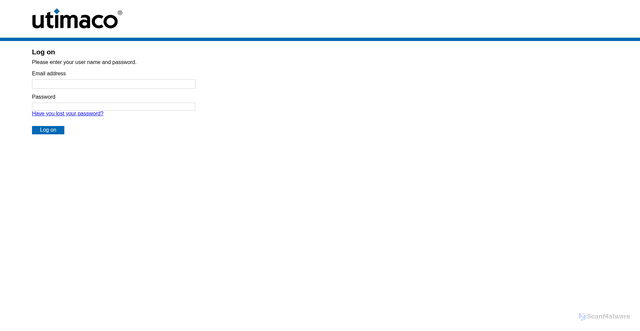 Security scan screenshot of https://utimaco-com.cloud.nospamproxy.com