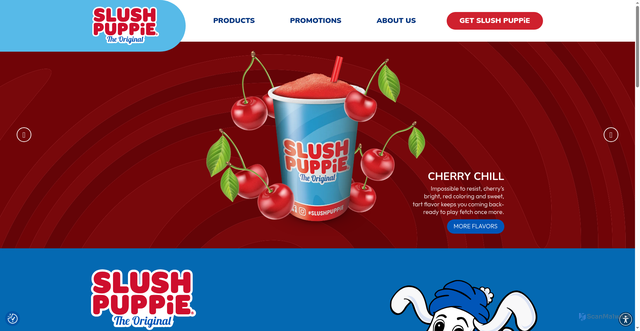 Security scan screenshot of https://slushpuppie.com/
