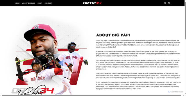 Security scan screenshot of https://ortiz34.com/pages/about-ortiz34