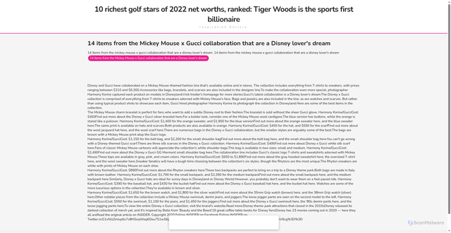 Security scan screenshot of https://sticktalkdevicehugo-tryx035p9v.edgeone.app/22362-14-items-from-the-mickey-mouse-x-gucci-collaboration-that-are-a-disney-lovers-dream.html