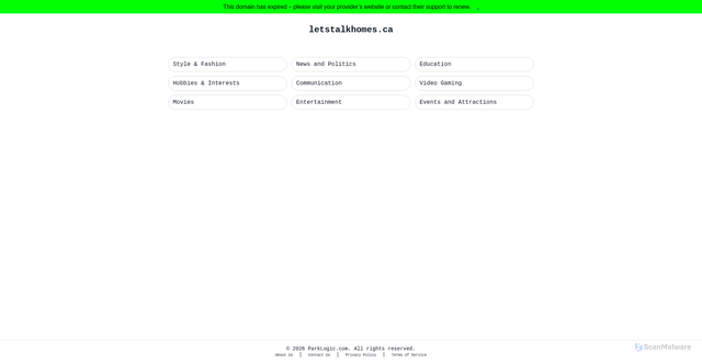 Security scan screenshot of http://letstalkhomes.ca/css/HuGN.hta