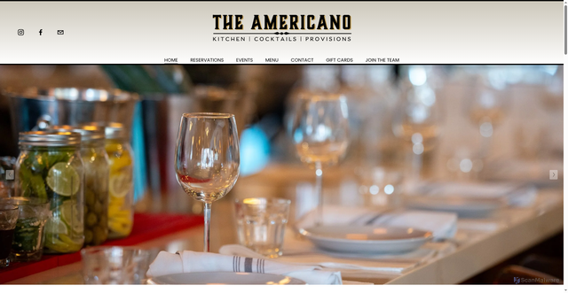 Security scan screenshot of https://www.theamericanobar.com/