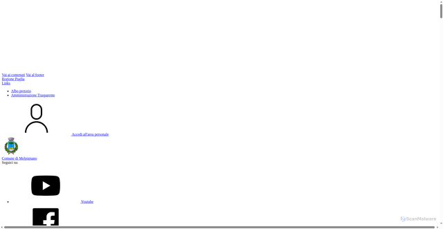 Security scan screenshot of https://www.comune.melpignano.le.it/